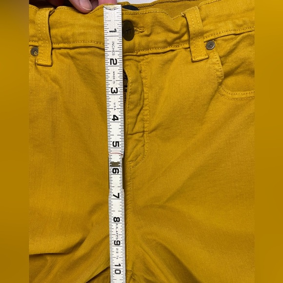 Karen Kane Mustard Yellow Skinny Pants Size 12 Made in USA Stretchy - Picture 12 of 15